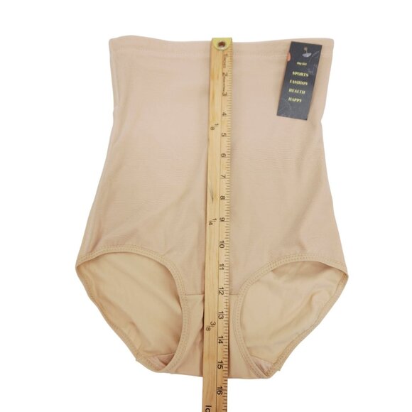High-Waist Beige Shapewear Briefs For Women Size S - Picture 5 of 6